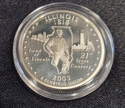 USA Hopea Illinois quarter 2003-S