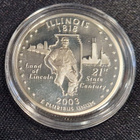USA Hopea Illinois quarter 2003-S - pikkukuva 1