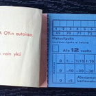KYRÖN LINJA oy sarjalippu 50 matkaa keräilyyn bussi onnikka - pikkukuva 2