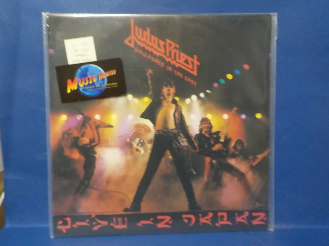 JUDAS PRIEST - UNLEASHED IN THE EAST M-/M- EU -85 REISSUE LP