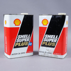 091. 2kpl Shell Super Plus öljykanisteri, tyhjiä. - pikkukuva 1