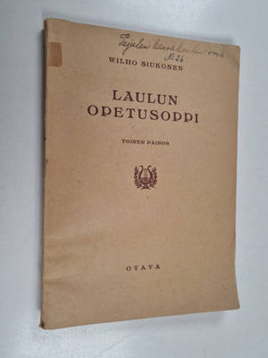 Wilho Siukonen : Laulun opetusoppi