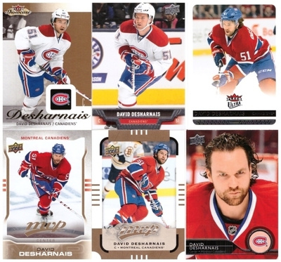 6 x DAVID DESHARNAIS Montreal Candiens