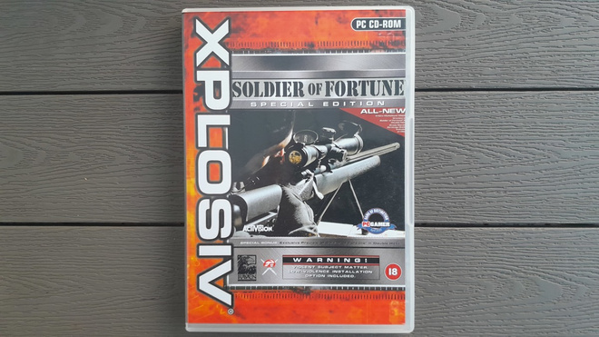 PC CD: Soldier of Fortune - Special Edition peli (2001)