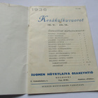 1936 SHO aikataulu 12+12s. kaksipuoleinen ja - kielinen - pikkukuva 2