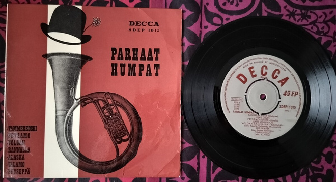 PARHAAT HUMPAT-EP,SDEP 1015 Decca KUVAKANNELLA