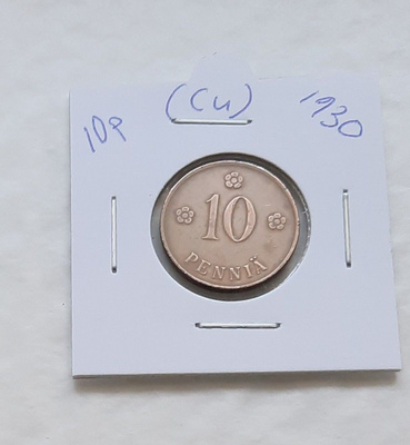 10 penniä (Cu) 1930