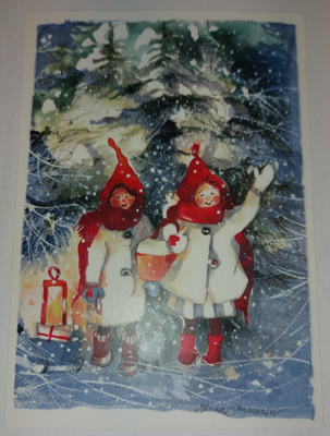 Minna Immosen joulukortti