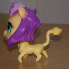 LITTLEST PET SHOP kelta-lila LEIJONA #3061 - pikkukuva 4