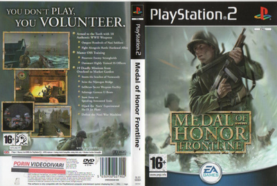 Medal of honor frontline (724) k PS2 2002 sota ammunta