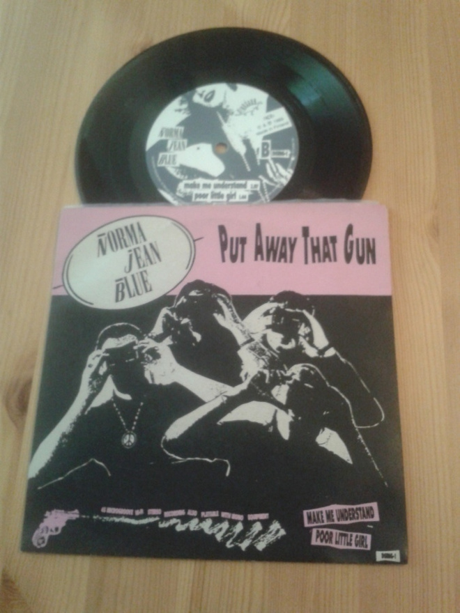 Norma Jean Blue - Put Away That Gun 7" ps 1989