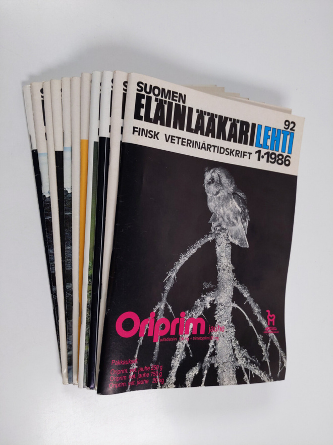 Suomen eläinlääkärilehti vuosikerta 1986 (1-13)