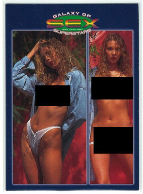 1997 Hot Shots Galaxy of Sex Superstars #9 Nikita