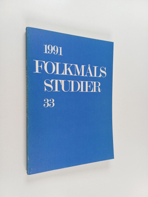 Folkmålsstudier 33/1991