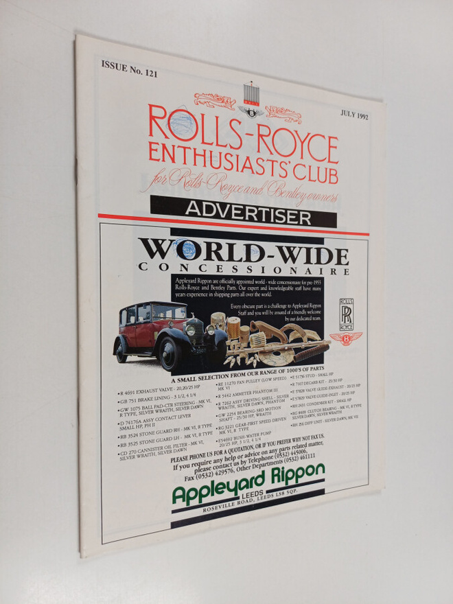 Rolls-Royce enthusiasts' club for Rolls-Royce and Bentley...