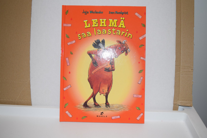 mcdonald's happy meal kirja lehmä saa laastarin