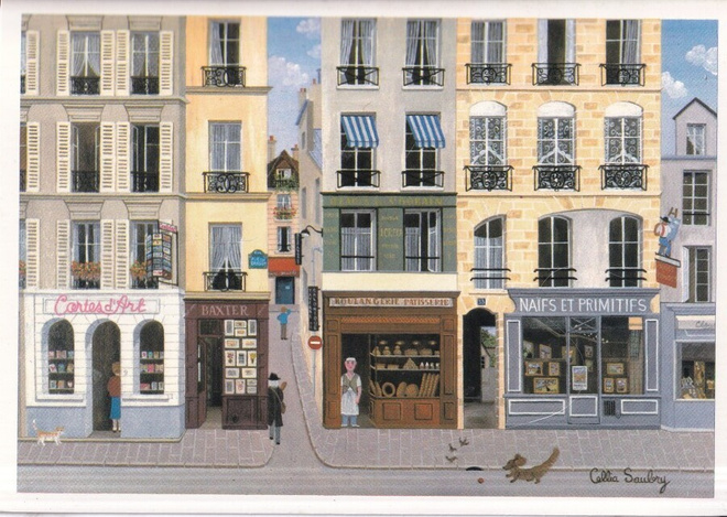Cellia Saubry:  La Rue du Dragon,  Naivitaide . e232