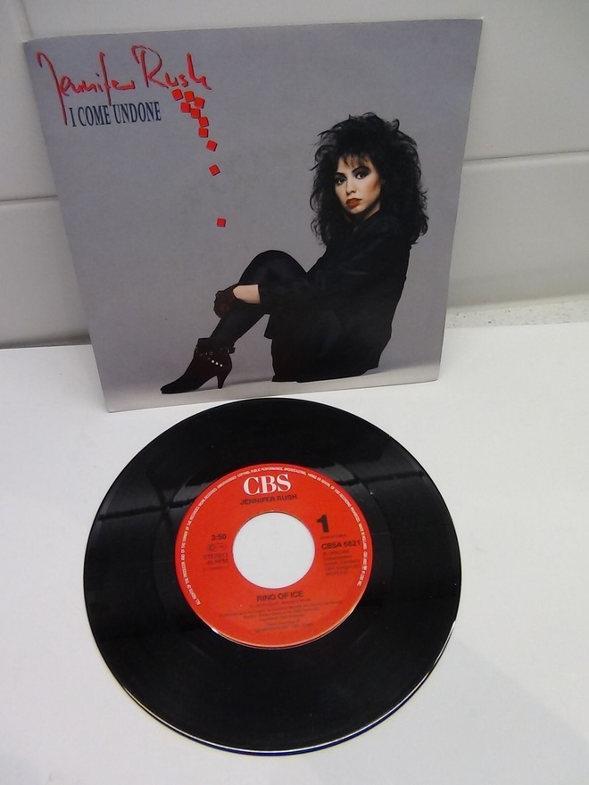 JENNIFER RUSH 7´RING OF ICDDE, NEVER GONNA TURN BACK AGAIN