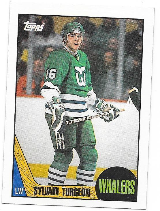 1987-88 Topps #70 Sylvain Turgeon Hartford Whalers