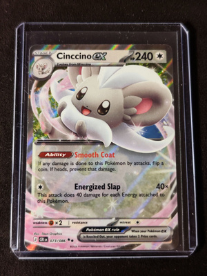 Pokémon-kortti Cinccino EX 73/86