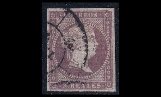 Espanja 38 o Isabella II 2 R (1856)
