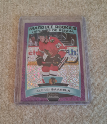 2019-20 OPC Platinum Violet Pixels Aleksi Saarela /399 #162