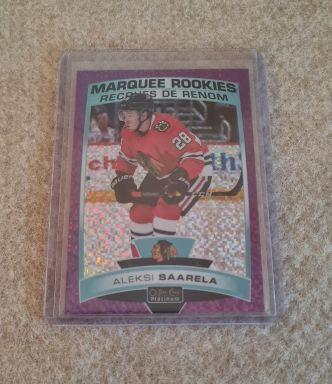 2019-20 OPC Platinum Violet Pixels Aleksi Saarela /399 #162