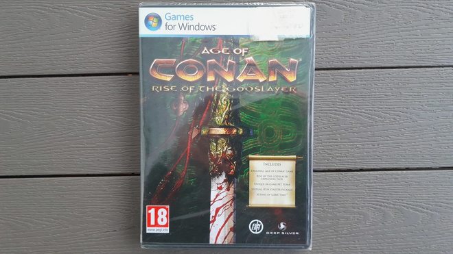 PC DVD: Age Of Conan: Rise Of The Godslayer peli (2010) UUSI