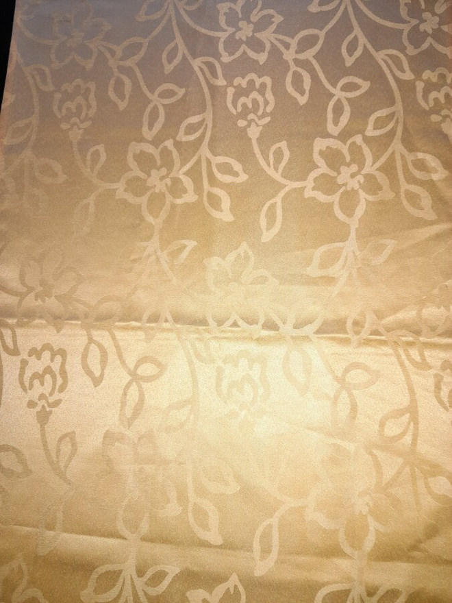 Keltainen kaitaliina 44x147cm