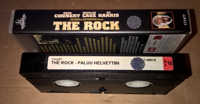 THE ROCK PALUU HELVETTIIN VHS