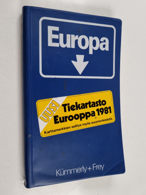 Europa : Uusi tiekartasto, Eurooppa 1981