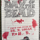 DAY OF THE DEAD NOTEPAD BOOKLET VIHKONEN - pikkukuva 1