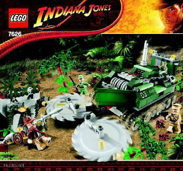 Lego Ohjekirja 7626 Jungle Cutter ( Indiana Jones )