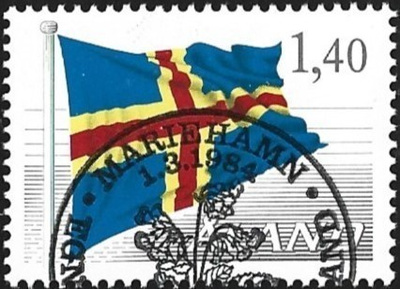 Åland 1984 Yleismerkit 1,40 mk EP leima Lape 004 LOISTO