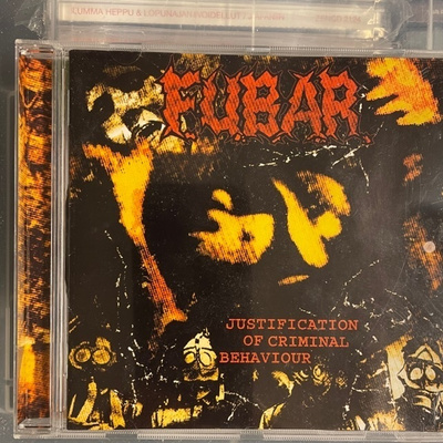 FUBAR - Justification Of Criminal Behaviour cd (Grindcore)