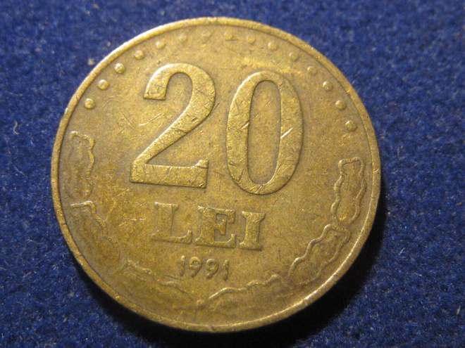 20 lei 1991. Romania