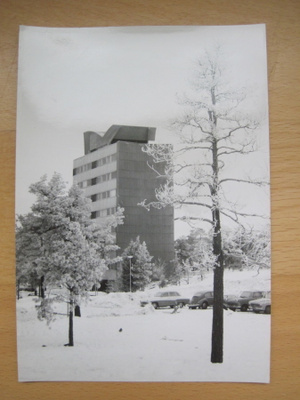 VANHA Postikortti Espoo Tapiola 1950-l Alkup. Mallikappale