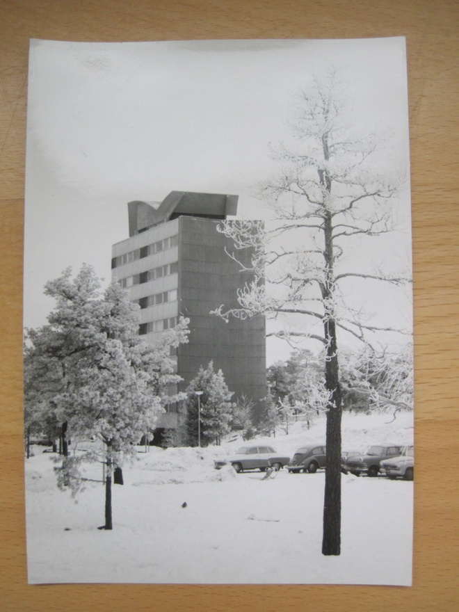 VANHA Postikortti Espoo Tapiola 1950-l Alkup. Mallikappale