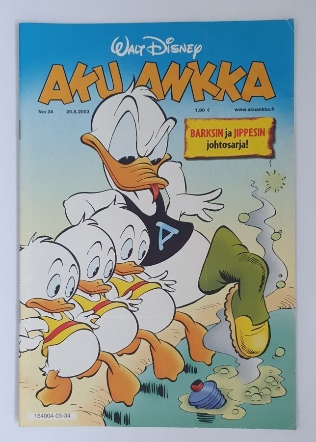 Aku Ankka # 34 / 2003 – Carl Barks & Daan Jippes