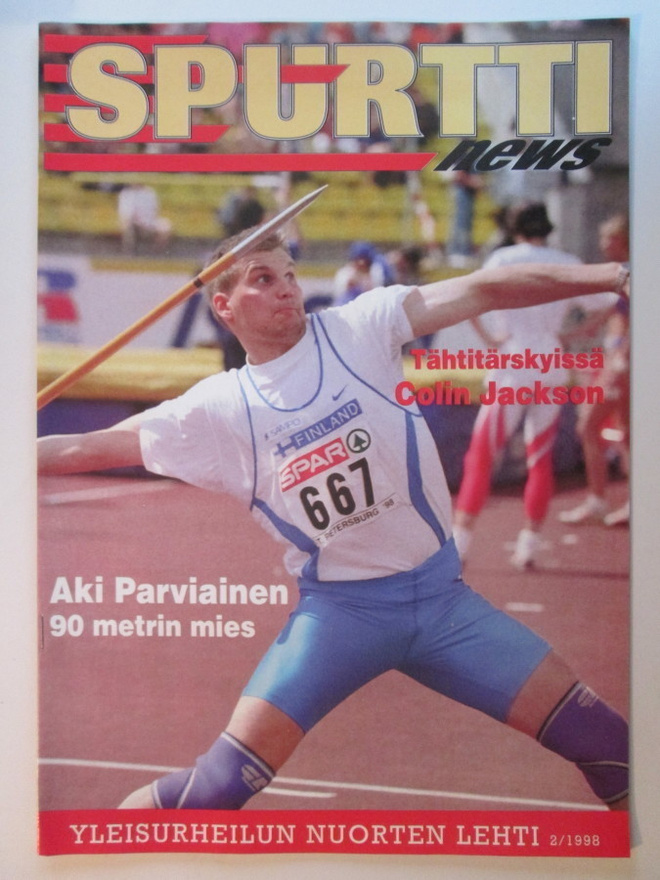 SPURTTI YLEISURHEILUN NUORTEN LEHTI 2 /1998 AKI PARVIAINEN