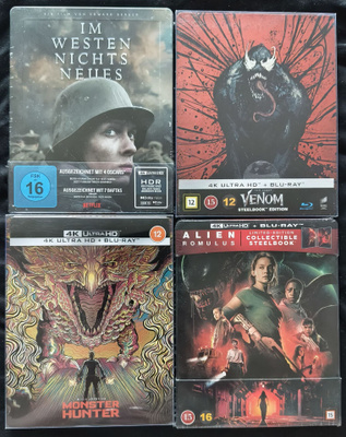 4K STEELBOOK PAKETTI