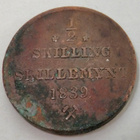 Norja 1/2 skilling 1839 - pikkukuva 1