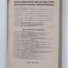 Niilo Kallio : Keskikoulun algebra - pikkukuva 2