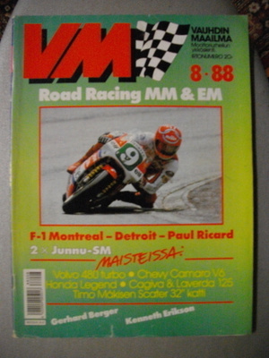 Vauhdin Maailma Nro 8/1988 (19.3)