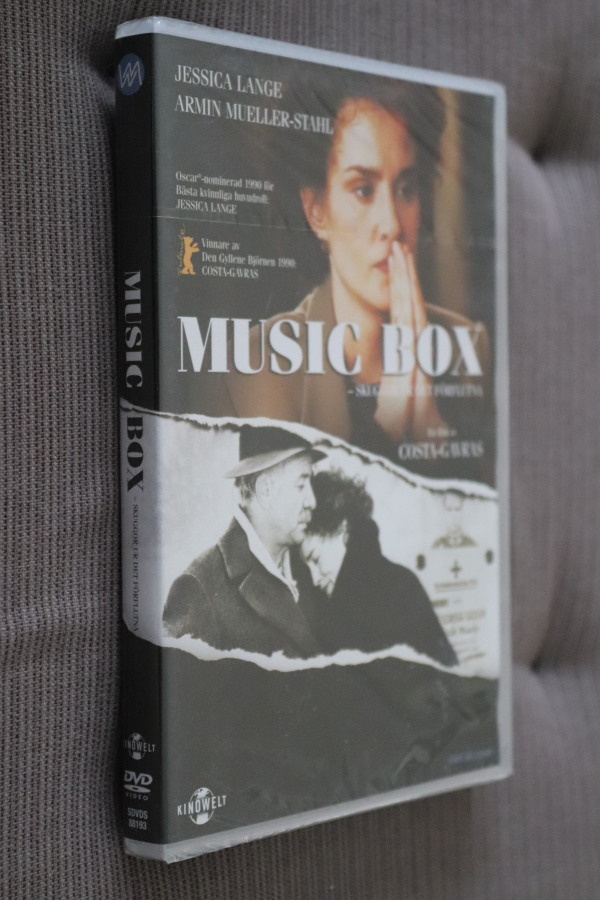 DVD Music Box ( 1989 Jessica Lange uusi )