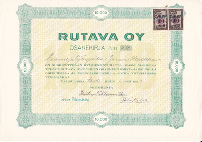 OKK 1950 Rutava Oy, Vampula (Huittinen)
