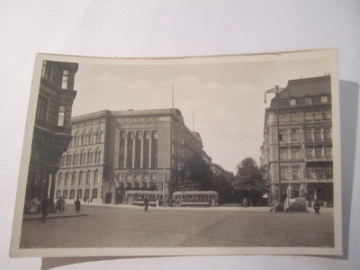 VANHA Postikortti Helsinki 1920-l Raitiovaunu