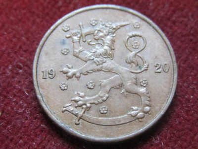 5 penniä 1920