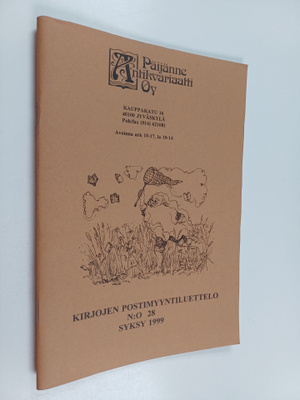 Kirjojen postimyyntiluettelo n:o 28 syksy 1999