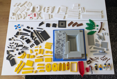 Lego Eldorado Fortress 6276 (1989 versio), puutteellinen